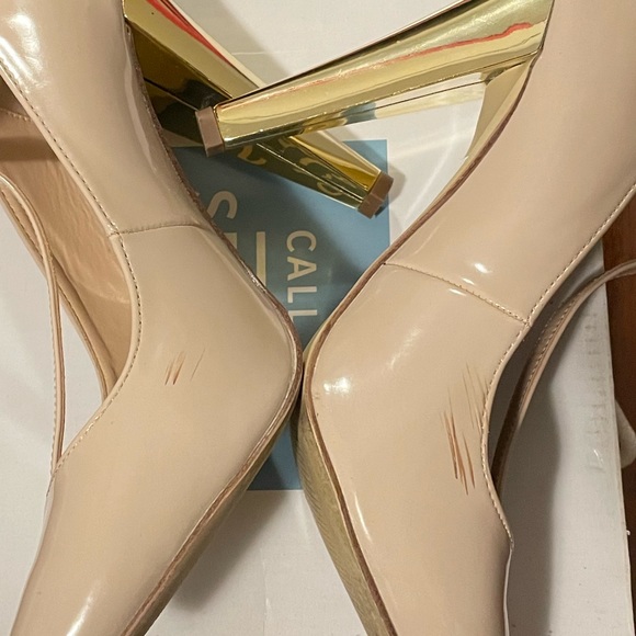 Call It Spring Beige Faux Leather High Heel - Picture 9 of 10